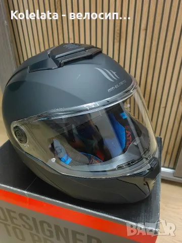 НОВА MT helmets Atom 2 модуларна каска размер S, снимка 2 - Аксесоари и консумативи - 55579050