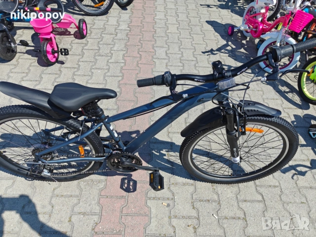 X Велосипед 24" WHIZZY сив, снимка 3 - Велосипеди - 54493398