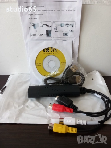 USB video-audio кепчър Easy Cap, снимка 2 - Други - 54439531