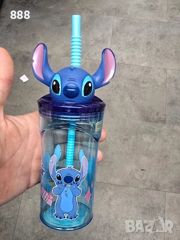 детски чаши със сламки 360 мл