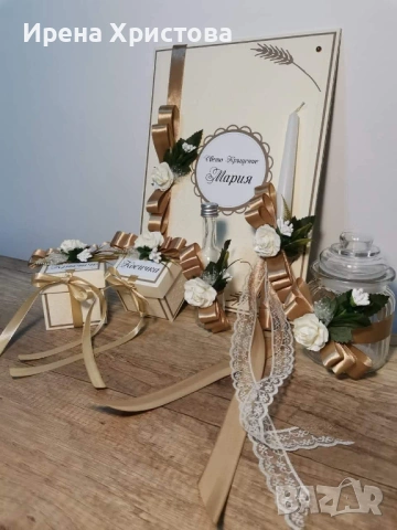 Комплекти за кръщене, снимка 7 - Декорация - 54155890
