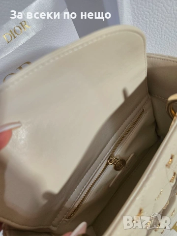 Lady Dior Butterfly Studs Дамска Чанта От Агнешка Кожа Код Brand Luxury Fashion21, снимка 7 - Чанти - 54960731