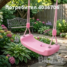 Детска градинска розова или синя люлка – здрава, безопасна и регулируема до 75 кг, снимка 2 - Други - 54207401