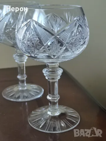 Кристални чаши за коняк, снимка 5 - Чаши - 55329153