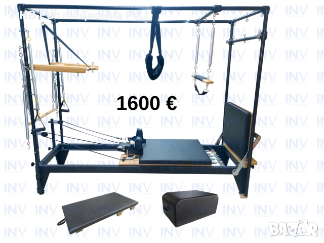Пилатес реформър комбо кадилак Port Pilates - Cadillac Reformer, снимка 8 - Други спортове - 55105242