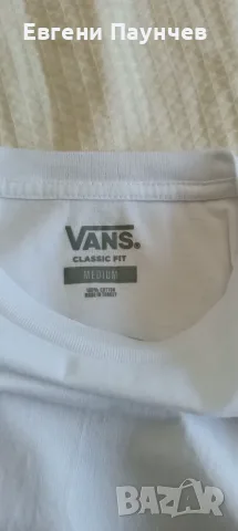 Vans мъжка фланелка с дълъг ръкав размер М с щампа на пингвин, снимка 3 - Блузи - 55408238