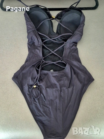 Черен цял бански CHANGE Lingerie, размер М, снимка 6 - Бански костюми - 55248807