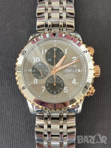 Mercury Swiss Made Automatic Chronograph Condor, снимка 10 - Мъжки - 54983125