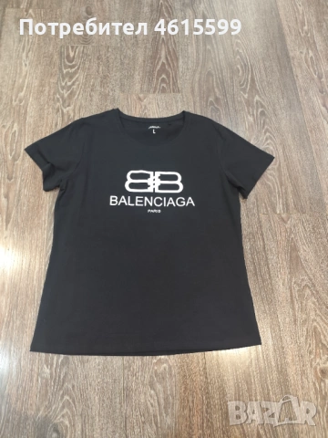 тениска на Balenciaga , снимка 2 - Тениски - 54621323
