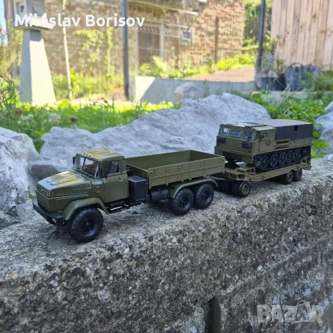 Краз/ремарке/АТС-59Г в мащаб 1:43, снимка 14 - Колекции - 55422909