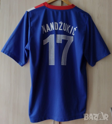 Hrvatska / #17 Мandzukic - мъжка футболна тениска на Хърватска, снимка 2 - Спортни дрехи, екипи - 54869921