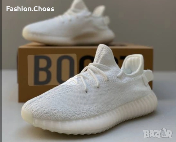 Нови мъжки кецове Adidas yeezy boost 350 V2 , снимка 2 - Маратонки - 54959372