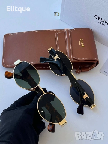 слънчеви очила celine с ув защита,калъф ,кутия и кърпичка на марката , снимка 6 - Слънчеви и диоптрични очила - 54289439