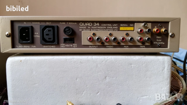 Усилватели QUAD 405-2,303;предусилватели QUAD 33 и 34 2бр., снимка 12 - Ресийвъри, усилватели, смесителни пултове - 54912360