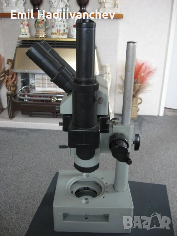 руски микроскоп МБЦ-10 ТРИНОКУЛЯР, снимка 5 - Друга електроника - 55079598