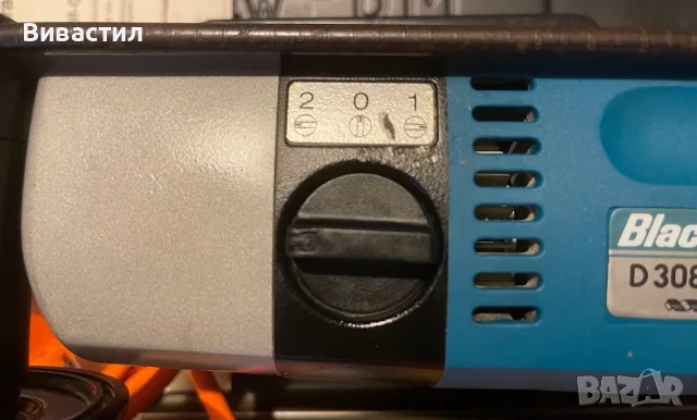 Стара уникално запазена и отлично работеща бормашина Блекен Декер 800W Made in W-Germany внос от Гер, снимка 4 - Бормашини - 55418196