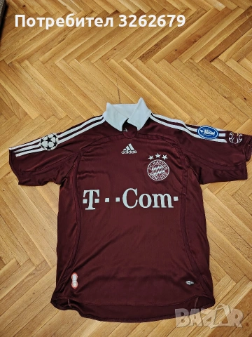 Adidas 2006-07 Bayern Munich Schweinsteiger размер xs/s , снимка 4 - Тениски - 55087140