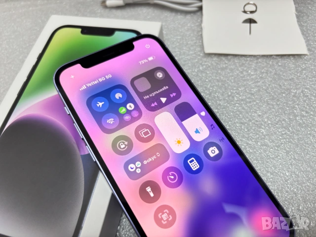 Перфектен! Като нов! 100% Батерия! Смартфон Apple iPhone 12, 64 GB, Purple, снимка 3 - Apple iPhone - 54686421