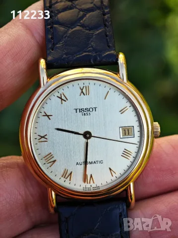 Tissot Carson Automatic 35.5 mm 18K Yellow Gold, снимка 14 - Мъжки - 55675036