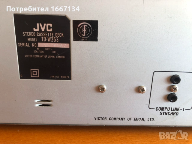 JVC TD-W253, снимка 9 - Декове - 54516738