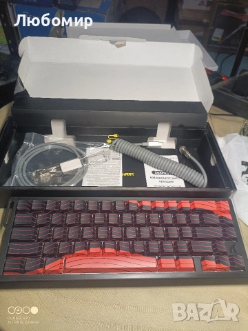 Безжична геймърска клавиатура ATTACK SHARK X68 PRO HE с бързодействащ механизъм , снимка 4 - Клавиатури и мишки - 55212959