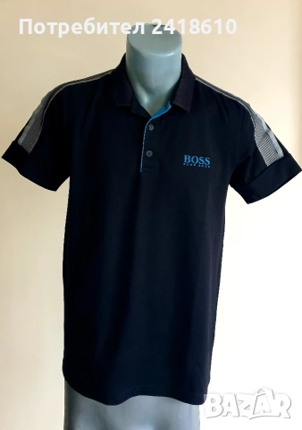 Hugo Boss Cotton Slim Fit Mens Size M ОРИГИНАЛНА Мъжка Тениска!, снимка 3 - Тениски - 53716368