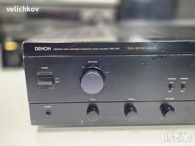 🚀🔥🇯🇵 ИНЖЕНЕРНО ВЕЛИЧИЕ! Продавам Легендарен Усилвател Denon PMA-860 – New Optical Class A Highen, снимка 4 - Ресийвъри, усилватели, смесителни пултове - 55006244