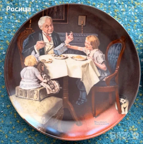 Колекционерски чинии-4 броя, снимка 2 - Колекции - 48437943