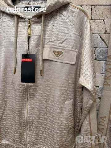 Дамски сатениран комплект Pr@da/IM69k, снимка 3 - Спортни екипи - 53974803