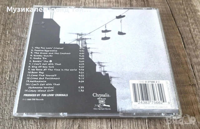 Компакт Дискове - Поп - Рок: Fun Lovin Criminals – Come Find Yourself, снимка 2 - CD дискове - 54988252