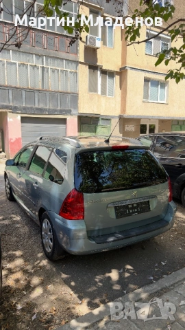 🚗 Peugeot 307 SW 1.6 HDI 90к.с. 2007г. – 7 места / Панорама / Нов внос, снимка 7 - Автомобили и джипове - 54552911