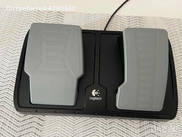 Волан С Педали Logitech Vibration PC, снимка 9 - Джойстици и геймпадове - 54988777