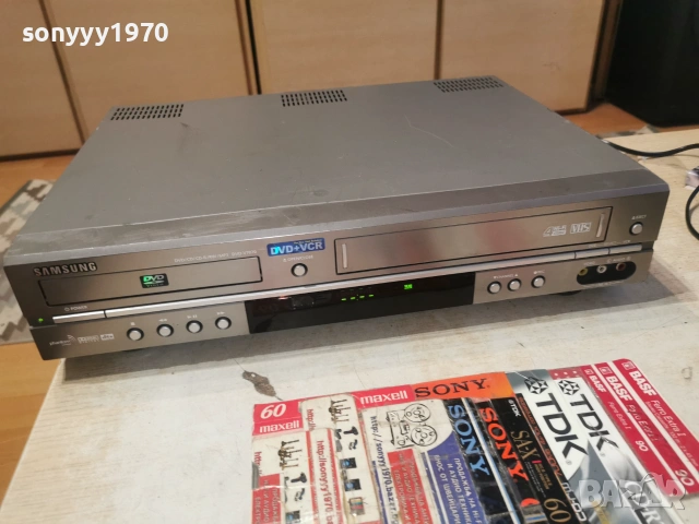 SAMSUNG DVD-V7070 DVD/VHS DUAL DECK 2006262013L1, снимка 3 - Плейъри, домашно кино, прожектори - 54982256