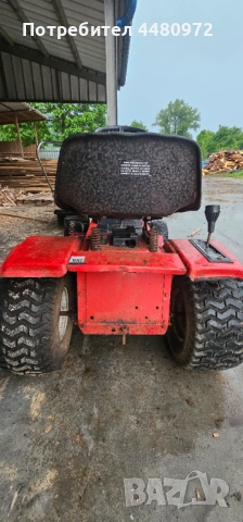 Тракторна косачка с два ножа Briggs & Stratton 11к.с, снимка 5 - Градинска техника - 54803756