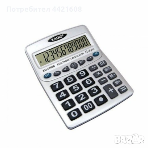 Професионален калкулатор KADIO KD-1048B, снимка 5 - Друга електроника - 54947938