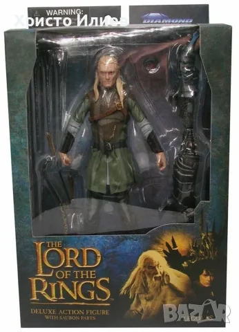 Екшън фигура Властелинът на пръстените The Lord of the Rings Legolas 18 cm Леголас, снимка 3 - Фигурки - 55308556