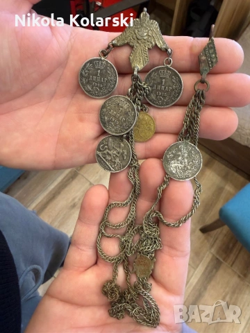 Автентичен сребърен македонски кюстек, снимка 3 - Антикварни и старинни предмети - 54036407