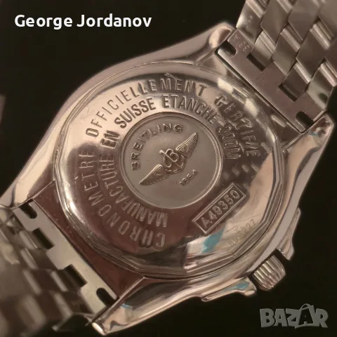 Breitling Cockpit Big Date A49350 – Черен циферблат + Верижка и Гумена каишка

, снимка 6 - Мъжки - 55547416