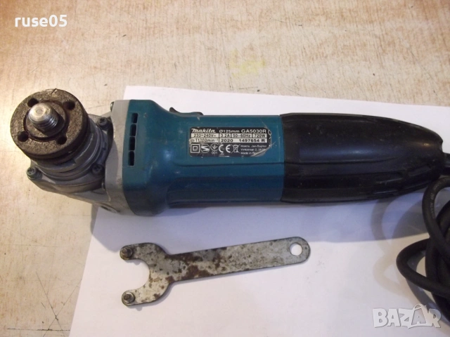 Ъглошлайф "Makita - GA5030R" работещ, снимка 2 - Ъглошлайфи - 54342398