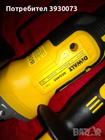 нов акумулаторен ъглошлайф DEWALT 