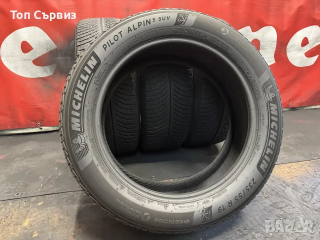 235 55 19, Зимни гуми, Michelin PilotAlpin5SUV, 4 броя, снимка 5 - Гуми и джанти - 55606103
