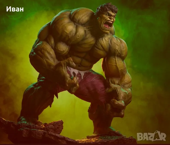 Sideshow Hulk / 1/4 статуи на Невероятния Хълк и Веномизирания Хълк - шедьовъри , снимка 2 - Колекции - 54672957