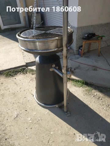 Барбекю на дървени въглища