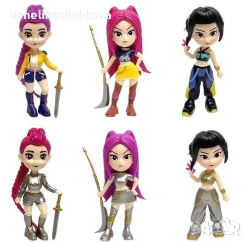 K-pop Demon Hunter Руми Мира Зоуи 10см. фигурки за декорация на торта игра 