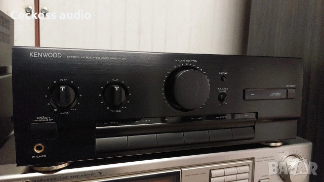 🔥 ТОП ОФЕРТА! Стерео усилвател Kenwood A-34 – 55€ 🔥, снимка 2 - Ресийвъри, усилватели, смесителни пултове - 54217924