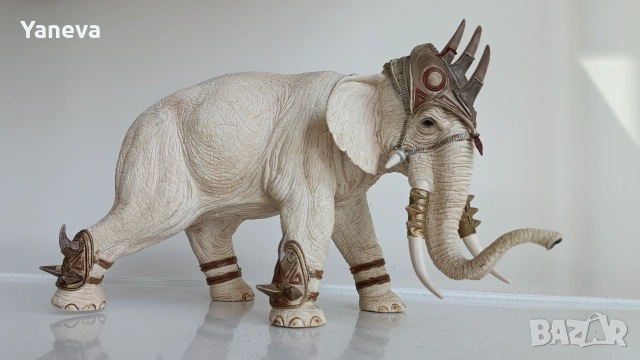 Schleich, vintage, екшън фигури , модел боен слон и боен носорог , снимка 5 - Фигурки - 55179670