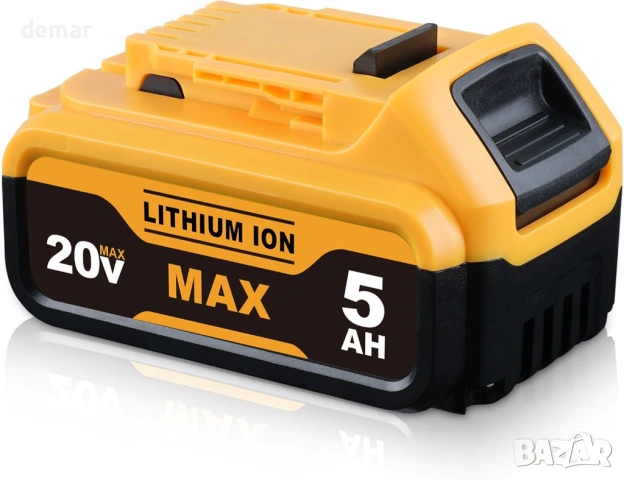Литиево-йонна батерия 5.0AH 18V, за безжични електрически инструменти Dewalt, 1 брой