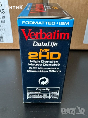 Флопи Дискети Verbatim Data Life MF 2HD 1.44MB, снимка 4 - Други - 54417041