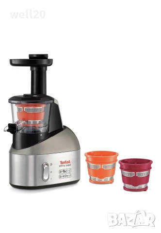 Сокоизстисквачка Tefal Infiny Juice 200W, Черна/Инокс, снимка 4 - Сокоизстисквачки и цитрус преси - 55232706