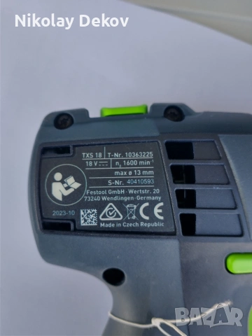 продавам festool TXS 18 и зеге Festool PSBC 420, снимка 2 - Винтоверти - 54722518